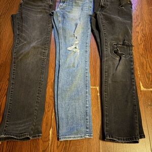 3 pairs of boys jeans